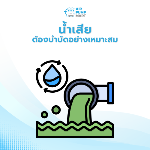 น้ำเสีย ต้องบำบัดอย่างเหมาะสม - AirPumpMart